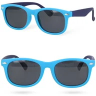 Okulary przeciwsłoneczne - NIEŁAMLIWE Okulary przeciwsłoneczne dla dzieci dziecięce ALEX BLUE-NAVY - miniaturka - grafika 1