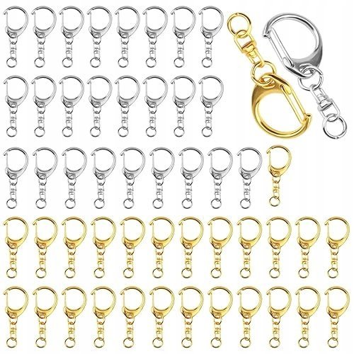 50 SZTUK ZAPIĘĆ HOMARA SZTUK ZAPIĘĆ HOMARA metalowy DIY do domu prezent