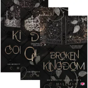 Pakiet Uniwersytet Corium. Tomy 1-3: King of Corium, Drop Dead Queen, Broken Kingdom - Literatura obyczajowa Pakiet Uniwersytet Corium. Tomy 1-3: King of Corium, Drop Dead Queen, Broken Kingdom - Literatura obyczajowa - miniaturka - grafika 1