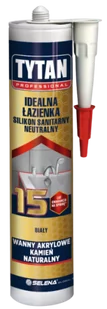 TYTAN Silikon sanitarny neutralny 280ml Idealna Łazienka - Pozostałe wyposażenie warsztatu TYTAN Silikon sanitarny neutralny 280ml Idealna Łazienka - Pozostałe wyposażenie warsztatu - miniaturka - grafika 1