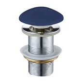 Korki do umywalek - Mexen korek klik-klak okrągły, granatowy ceramiczny mat - miniaturka - grafika 1