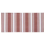 Dywany - Dywan bawełniany Aylane Pasy Havana czerwono-biały 60 x 120 cm Inspire - miniaturka - grafika 1