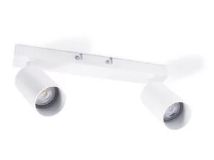 Oprawa halogenowa natynkowa ścienno - sufitowa LED Viki L x2 - Biała - Oprawy, klosze i abażury - miniaturka - grafika 1