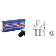 Żarówki samochodowe - Żarówka B8.5D 12V 1,2W czarna oprawa Car-Com 1szt - miniaturka - grafika 1