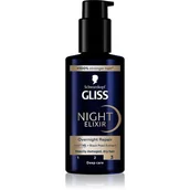 Serum do włosów - GLISS NIGHT ELIXIR OVERNIGHT REPAIR NOCNA KURACJA DO WŁOSÓW BEZ SPŁUKIWANIA 100ML - miniaturka - grafika 1