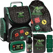 Plecaki szkolne i tornistry - Tornister dla chłopca plecak szkolny 1-3 klasa Dinozaur zestaw do szkoły - miniaturka - grafika 1