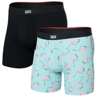 Majtki męskie - Bokserki Saxx Vibe Xtra Super Soft Bb Fly 2Pk Rozmiar: L / Kolor: jasnoniebieski - miniaturka - grafika 1