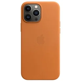 Apple Skórzane etui iPhone 13 Pro Max złocisty brąz - Etui i futerały do telefonów - miniaturka - grafika 1