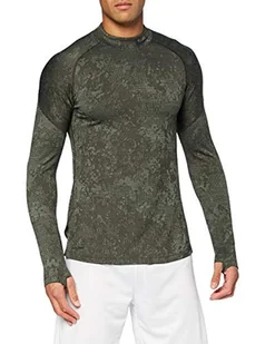 Nike Bluza męska Pro Top Mock Utility WRM zielony SEQUOIA/CELADON/BLACK xxl CU6743 - Koszulki i topy damskie - miniaturka - grafika 1