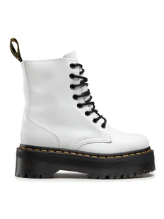 Dr. Martens Glany Jadon 15265100 Biały - Glany damskie - miniaturka - grafika 1