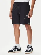 Spodenki męskie - adidas Szorty sportowe Trefoil Essentials KA8539 Czarny Loose Fit - miniaturka - grafika 1