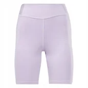 Spodenki damskie - REEBOK - DAMSKIE SZORTY - YOGA HR RIB SHORT HT2387 FIOLETOWE - Reebok - miniaturka - grafika 1
