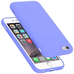Pokrowiec Do Apple iPhone 6 / 6S Etui w LIQUID JASNY FIOLET TPU Silikon Case Cover Obudowa Ochronny Cadorabo - Etui i futerały do telefonów - miniaturka - grafika 1