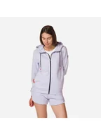 Bluzy damskie - Bluza Rossignol W Logo Sweat Fz Hood Ft szary XS - miniaturka - grafika 1