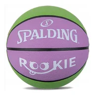 Piłka nożna - Piłka Spalding Rookie (kolor Fioletowy. Zielony, rozmiar 5) - miniaturka - grafika 1