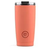 Zestawy naczyń dla dzieci - Cool Bottles Kubek termiczny 550 ml Triple cool Pastel Coral - miniaturka - grafika 1