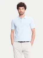 Koszulki męskie - Pierre Cardin Polo C5 21354.2110 Błękitny Regular Fit - miniaturka - grafika 1