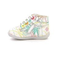 Botki damskie - Kickers Bonzip-2, botki dziecięce, Słoneczny biały, 26 EU - miniaturka - grafika 1