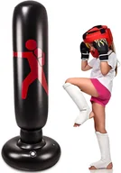 Torby sportowe - Sakee Nadmuchiwana torba treningowa dla dzieci, ciężkie wolnostojące torby treningowe do kickboxingu dla dzieci i kobiet, przenośny kryty dom Cięża... - miniaturka - grafika 1