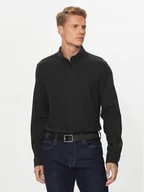 Koszule męskie - Calvin Klein Koszula K10K113311 Czarny Regular Fit - miniaturka - grafika 1
