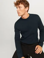 Swetry męskie - Jack & Jones Sweter "Milano" w kolorze granatowym - miniaturka - grafika 1