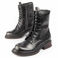 Botki damskie - Montevita Buty Rammba2 Szary - miniaturka - grafika 1