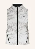 Kamizelki damskie - Nike Kamizelka Biegowa Swift Therma-Fit Adv grau - miniaturka - grafika 1