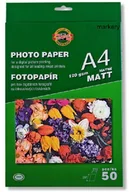 Przybory szkolne - Koh-I-Nor Papier fotograficzny A4/50ark. KOH-I-NOOR matowy 120g. (9757M120) 01805KH - miniaturka - grafika 1