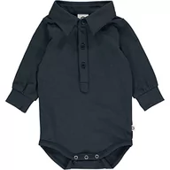 Płaszcze damskie - Müsli by Green Cotton Cozy Me L/S Shirt Body Płaszcz Baza Unisex Dziecko, Noc niebieski, 56 - miniaturka - grafika 1
