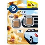 Zapachy samochodowe - Odświeżacz do samochodu AMBI PUR Lenor Gold Orchid (2 sztuki) - miniaturka - grafika 1