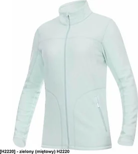 Ardon ARDON JOFLEX - Damska bluza polarowa stójka 2 kieszenie ozdobne płaskie ozdobne 100% poliester fleece, 280 g/m2 - zielony miętowy H2220 2XL - Bluzy damskie - miniaturka - grafika 1