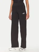 Legginsy - Puma Legginsy Ess Small No. 1 Logo 682428 Czarny Straight Fit - miniaturka - grafika 1