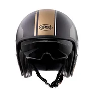 Kaski motocyklowe - PREMIER Kask Vintage BL 19 BM, czarny/złoty/szary, M - miniaturka - grafika 1
