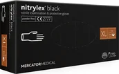 Rękawice robocze - Mercator Medical rękawice diagnostyczne nitrylex black roz. XL 100szt. RD30104005 - miniaturka - grafika 1