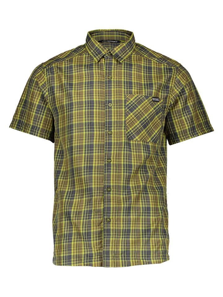 Regatta Koszula w kolorze żółto-granatowym