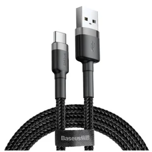 Baseus Kabel Kevlar USB-C 3A 1M grey black CATKLF-BG1 - Kable USB - miniaturka - grafika 1
