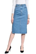 Spódnice - Damska spódnica midi Lee THELMA SKIRT W28 - miniaturka - grafika 1