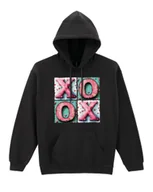 Bluzy męskie - Bluza XOXO uściski i pocałunki Miłość Walentynki Czarna XL - miniaturka - grafika 1