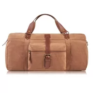 Teczki i aktówki - TORBA MĘSKA PODRÓŻNA DUŻA BRĄZOWA PAOLO PERUZZI E-02-BR - miniaturka - grafika 1