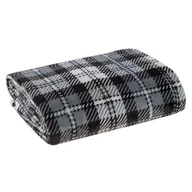 Koce i narzuty dla dzieci - Koc świąteczny SANTA 150x200 cm kratka - miniaturka - grafika 1