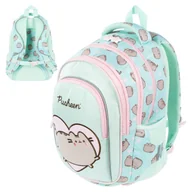 Plecaki szkolne i tornistry - St. Majewski Plecak Szkolny Młodzieżowy Duży Czterokomorowy Pusheen Mint - miniaturka - grafika 1