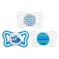 Smoczki uspokajające - CHICCO Chicco PhysioForma Light Silikonowy Niebieski Smoczek Do Uspokajania  2 SZT - miniaturka - grafika 1