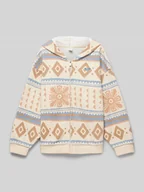 Bluzy dla dziewczynek - Bluza rozpinana z kapturem - miniaturka - grafika 1