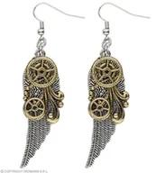 Dodatki do strojów karnawałowych - Widmann Kolczyki "Steampunk Wings" WI01784 - miniaturka - grafika 1