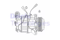 Kompresory klimatyzacji - DELPHI Kompresor, klimatyzacja CS20482 - miniaturka - grafika 1