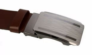 Wizytowy Pasek Skórzany 35 mm COMPLEX (PL) KONIAKOWY Pełna Klamra AUTOMAT/SAMOZACISK Garnitur SREBRNA ASZ35/KASZ32 - Paski Wizytowy Pasek Skórzany 35 mm COMPLEX (PL) KONIAKOWY Pełna Klamra AUTOMAT/SAMOZACISK Garnitur SREBRNA ASZ35/KASZ32 - Paski - miniaturka - grafika 4