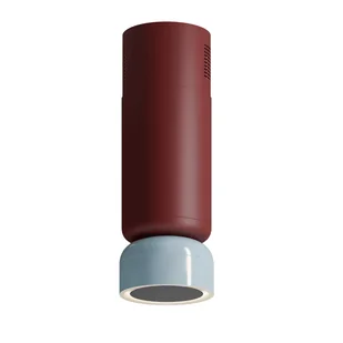 Ciarko Design ICON BURGUNDY SATIN/ BABY BLUE GLOSS 40 cm - Okapy kuchenne - miniaturka - grafika 1