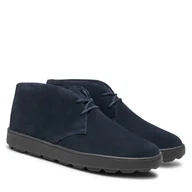 Sneakersy męskie - Sneakersy Geox U45GPB-00022-C4002 Granatowy - miniaturka - grafika 1