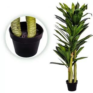 SZTUCZNE DRZEWKO DRACENA 120 CM SMOCZE DRZEWO - Sztuczne drzewka - miniaturka - grafika 2