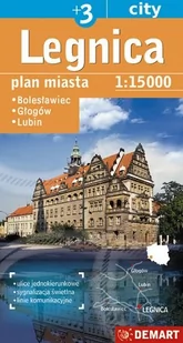 Demart Legnica - plan miasta (skala 1:15 000) - Praca zbiorowa - Przewodniki - miniaturka - grafika 1